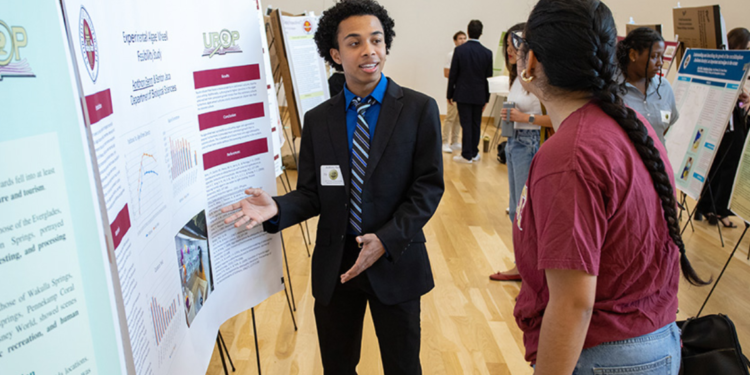 At the 18th annual Undergraduate Findings Conference, students share their findings