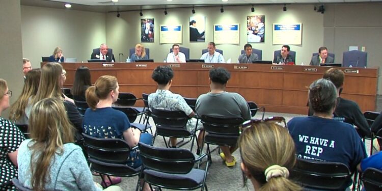 Perry School Board Meeting on Key Agreements