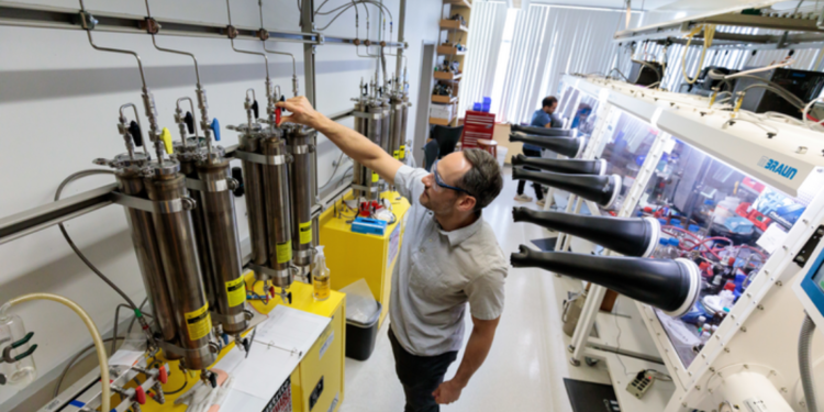 For the first time, dimetallocene with two distinct metal cores was synthesized