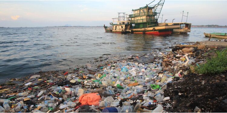 Ghana’s maritime waters are littered with plastic, according to researcher