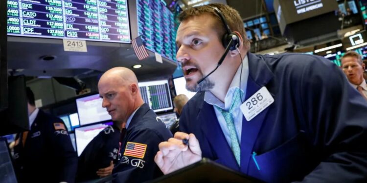 With Powell at the forefront, Wall Street begins lower as mega caps fall amid employment data