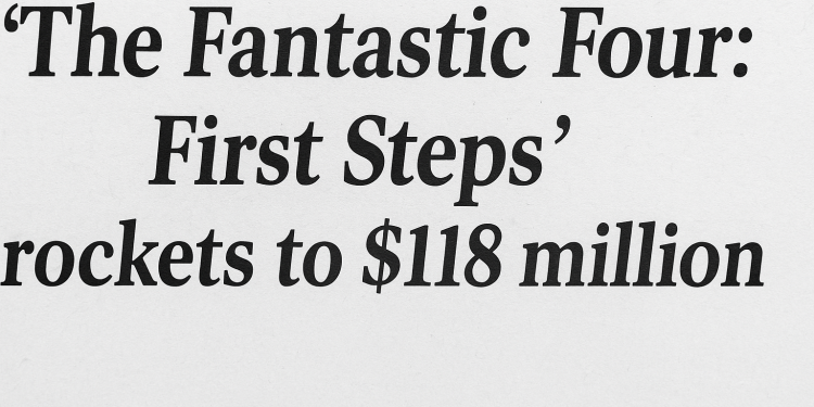 The Fantastic Four: First Steps rockets to $118 million