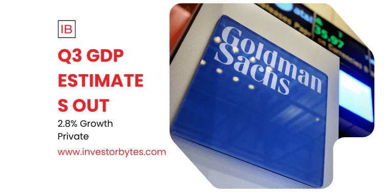 Q3 GDP Estimates Out