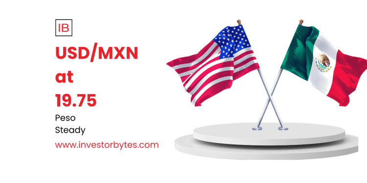 USD/MXN at 19.75