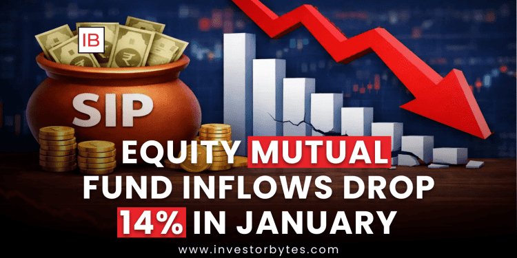 Equity Mutual Fund Inflows Drop 14% in January