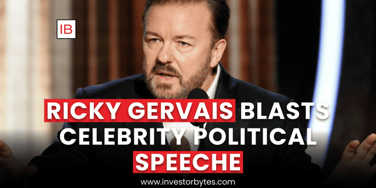 Ricky Gervais Blasts Celebrity Political Speeches