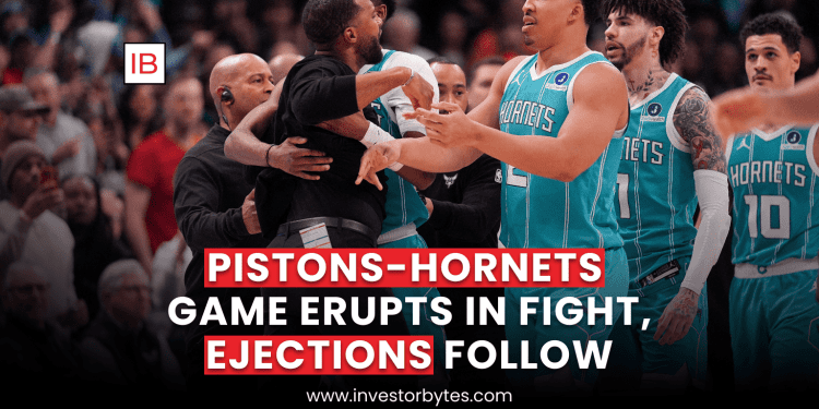 Pistons-Hornets Game Erupts In Fight, Ejections Follow