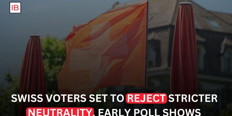 Swiss Voters Likely to Reject Neutrality Initiative, Early Poll Shows