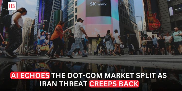 AI Boom Faces Dot-Com Comparisons as Iran Tensions Return to Global Markets
