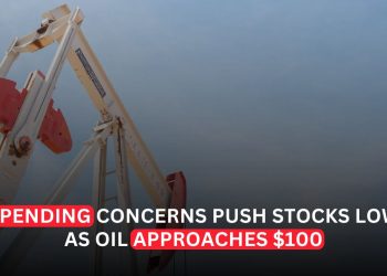 AI Spending Concerns Push Stocks Lower as Oil Approaches $100