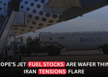 Europe's Jet Fuel Supplies Drop to Critically Low Levels Amid Middle East Tensions