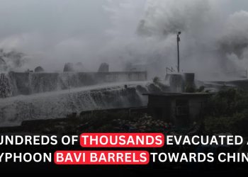 Hundreds of Thousands Evacuated as Typhoon Bavi Approaches China