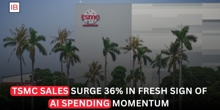 TSMC Sales Surge 36% as AI Boom Continues to Power Semiconductor Demand