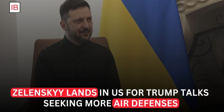 Zelenskyy Lands in US for Trump Talks, Seeking More Air Defenses