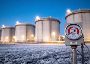 European natural gas storage